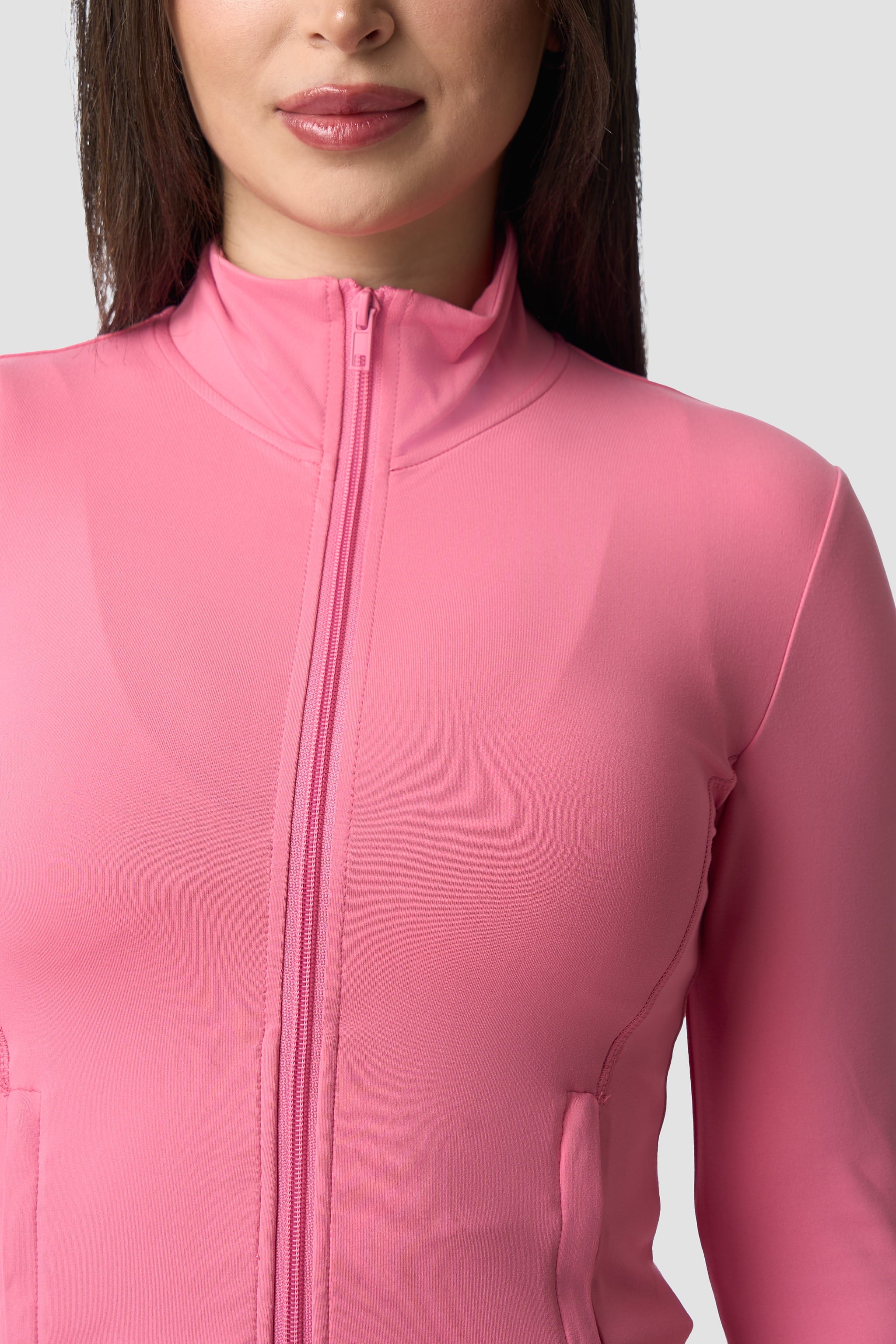 Blaire Essential Sculpt 2-Way Zip Jacket – Sculpting Workout