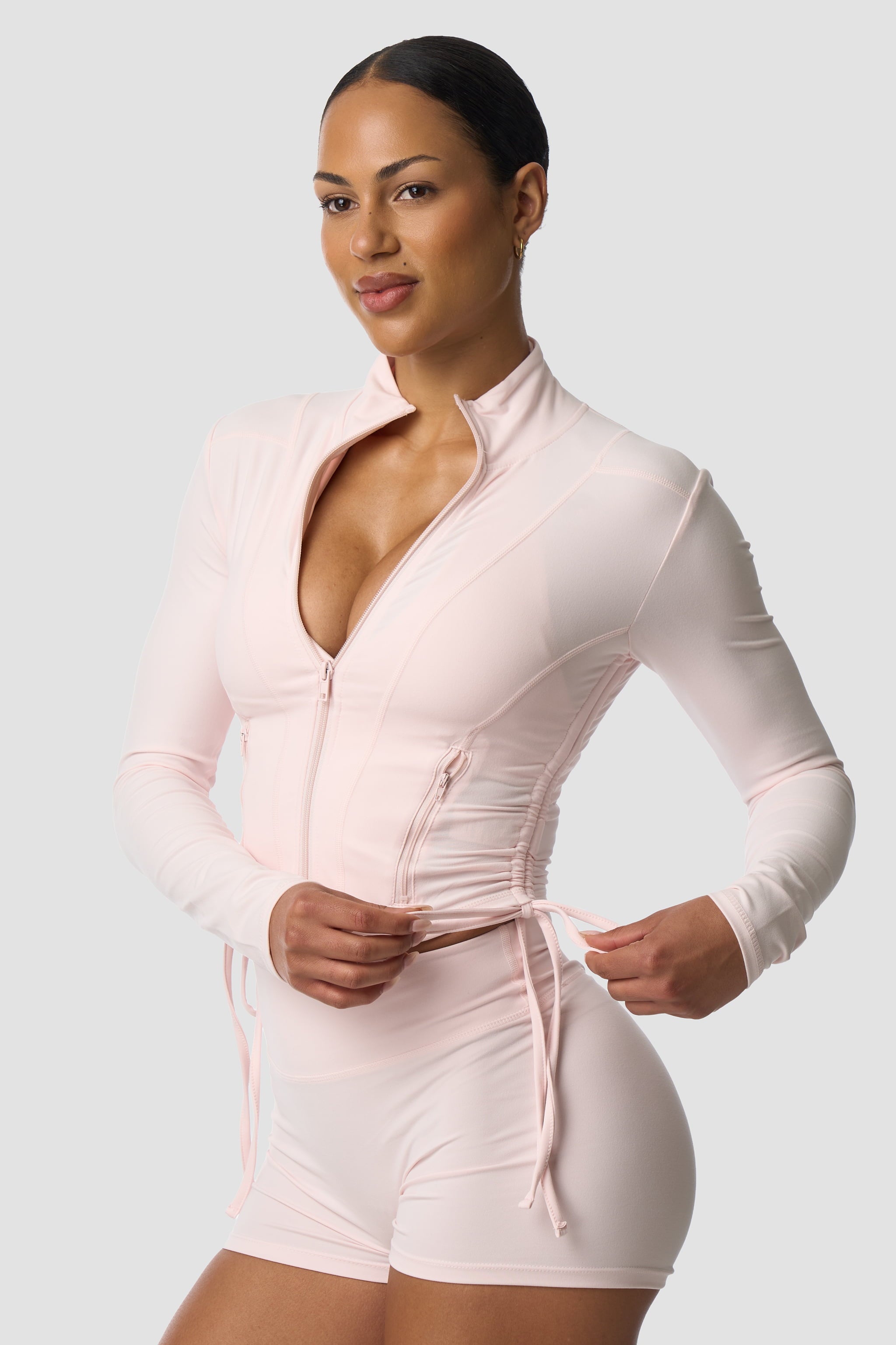Kendall Sculpt Cropped Zip Jacket – Cropped Workout Jacket – SMR